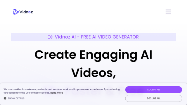 Vidnoz | Create FREE AI Videos 10X Faster Online