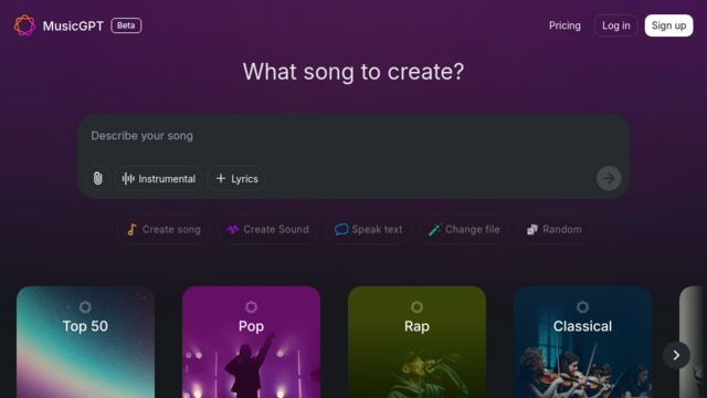 MusicGPT | AI Music and Sound Generator