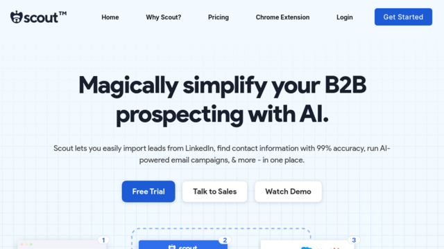 Scout | Best All-In-One Sales Prospecting Platform