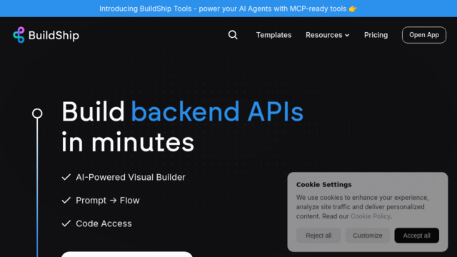 BuildShip | Low-code API backend for your frontend