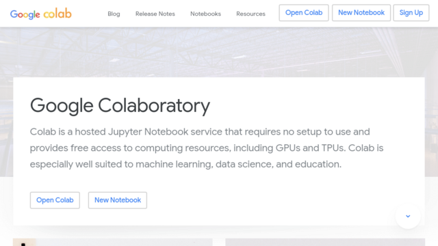 Google Colaboratory