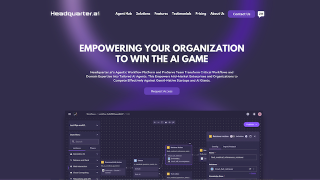 Headquarter.ai｜Transform Business Processes into Agentic Workflows