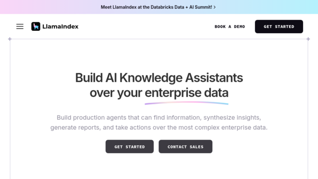LlamaIndex | Build Knowledge Assistants over your Enterprise Data