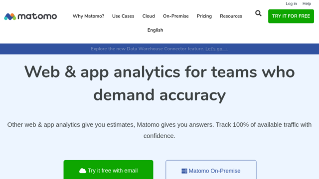 Matomo | Privacy-first Google Analytics Alternative – App & Web Analytics