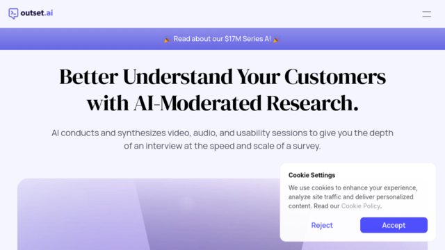Outset | The AI-Moderated Research Platform