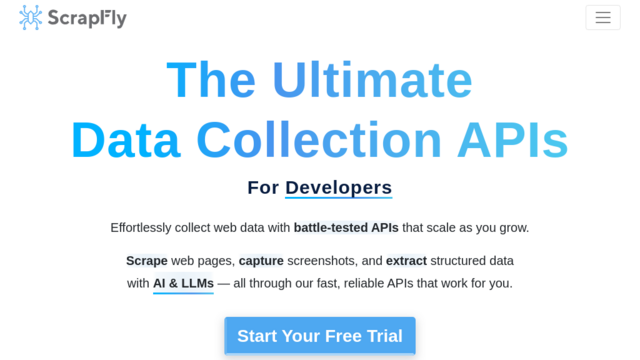 ScrapFly | Web Data APIs for developers