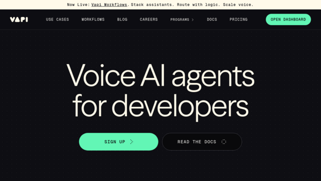 Vapi | Build Advanced Voice AI Agents