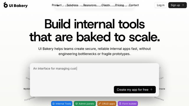 UI Bakery