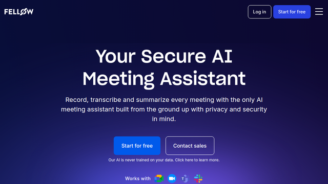 Fellow | AI-Powered Meeting Notes, Agendas & Team Collaboration Workspace
