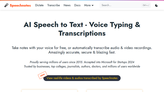 Speechnotes